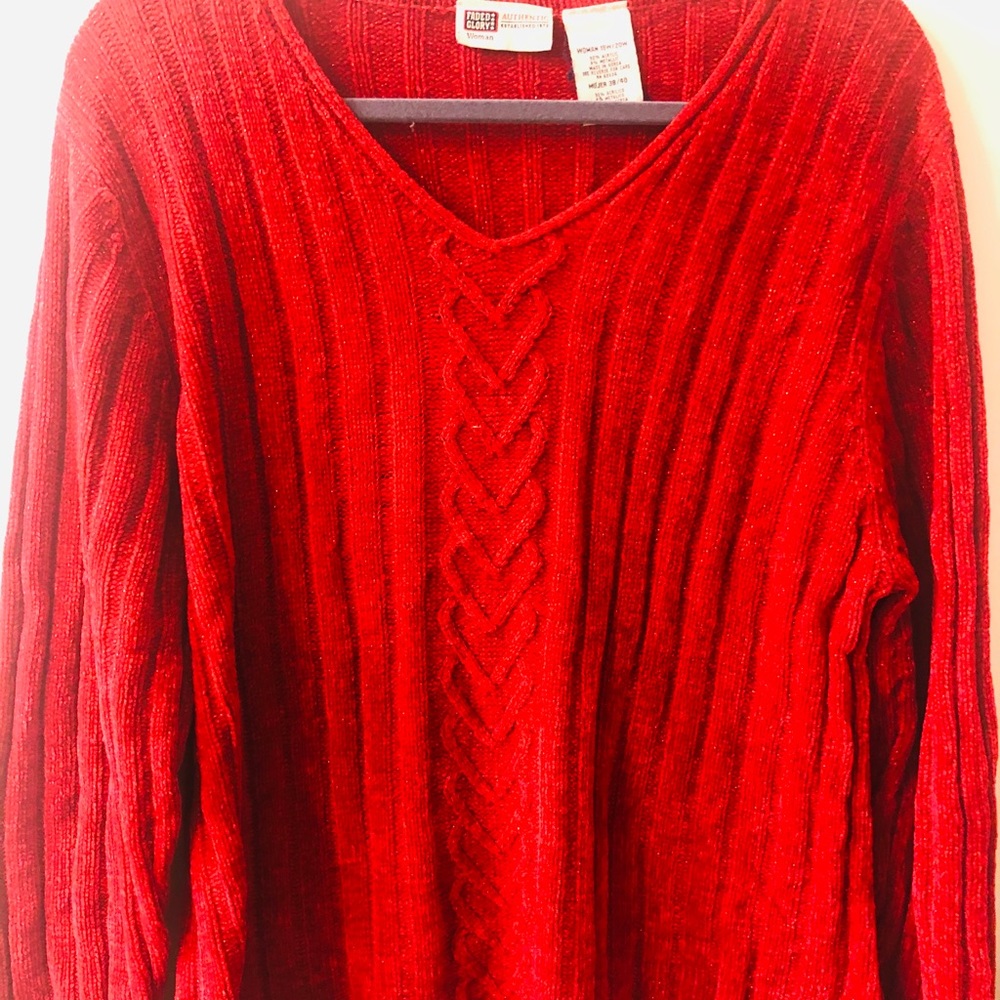 Cabled sweater